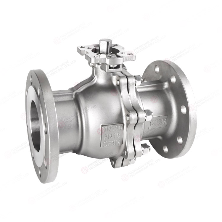High-platform flange ball valve