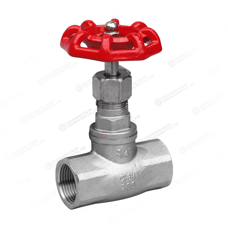 Threaded globe valve