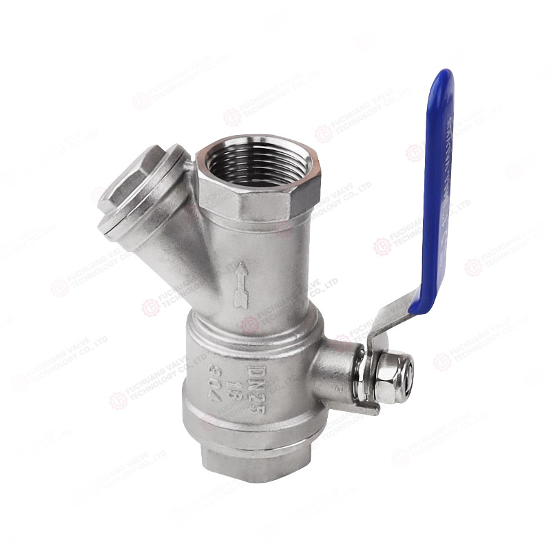 Ball valve with filter